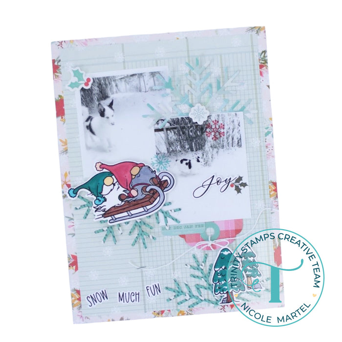 Sledding Fun 4x4 Stamp Set