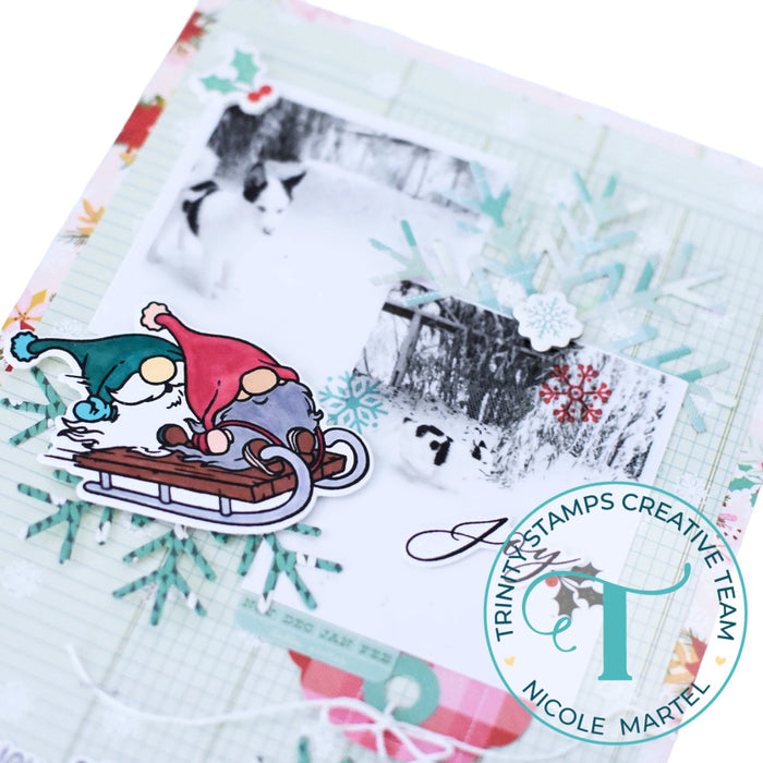 Sledding Fun 4x4 Stamp Set