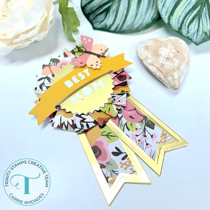 Ribbon Rosette Add-on: Mom Die Set - Lynda Kanase Collection