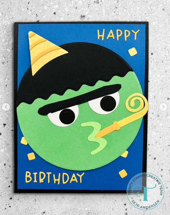 Celebration Emoji - Circle Card Add-On Die Set