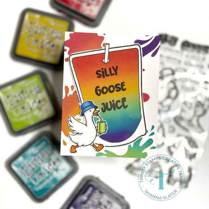 Silly Goose Juice 4x8 Stamp Set