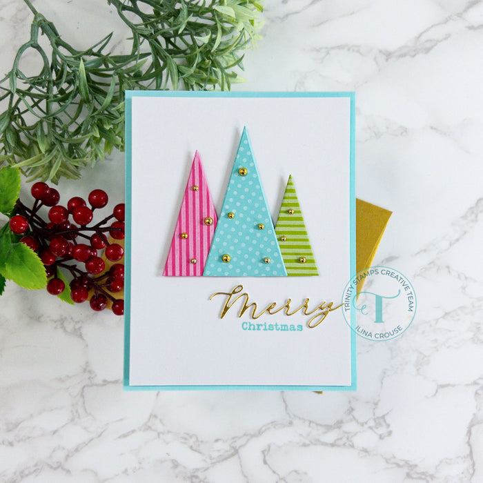 Tree Triangle Stack Die Set– Trinity Stamps