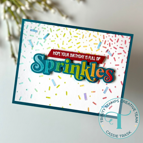 Sprinkles Letterpress Die