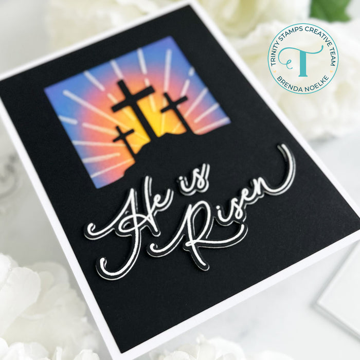 He Is Risen 3x4 Stamp Set
