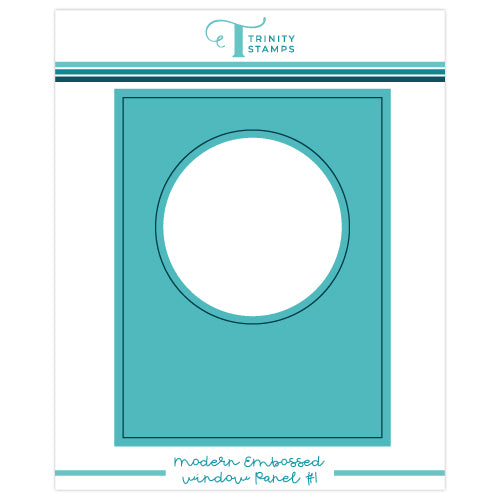 Embossed 1 Panel Modern Embossed Window Panel #1 Die Set– Trinity Stamps