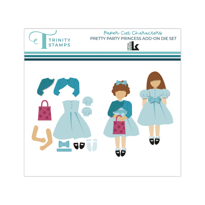 Paper Cut Characters Add-on: Pretty Party Princess - Lynda Kanase Collection