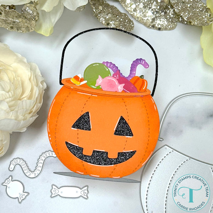 Pumpkin Candy Bucket Die Set