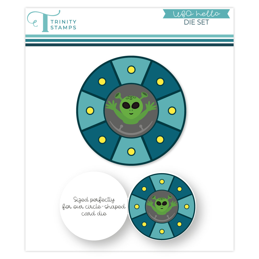UFO Hello Die Set– Trinity Stamps