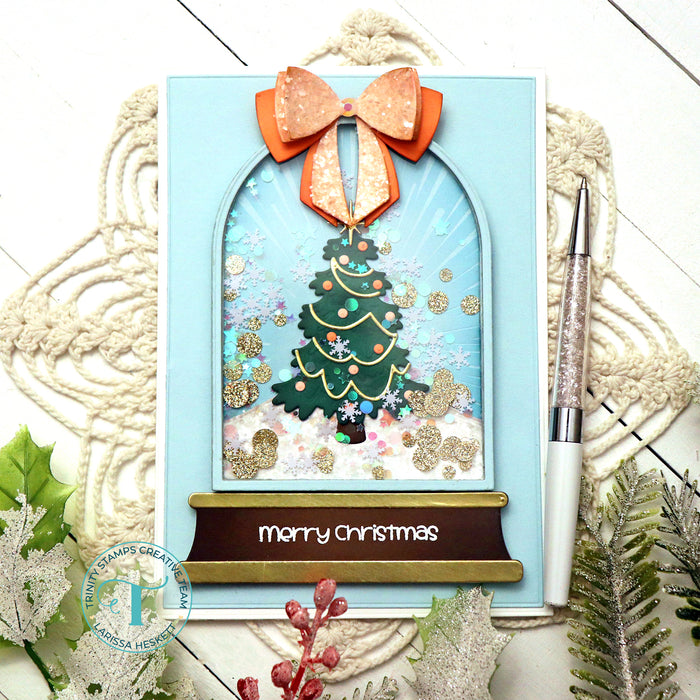 Arch-Shaped A-7 Card with  Nesting Arch Layers Die Set