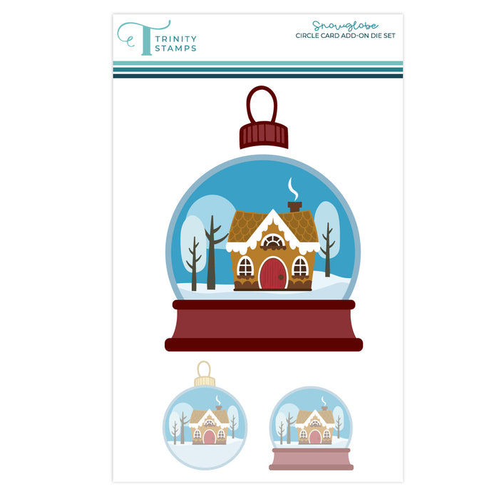 Snowglobe Circle Card Add-On Die Set