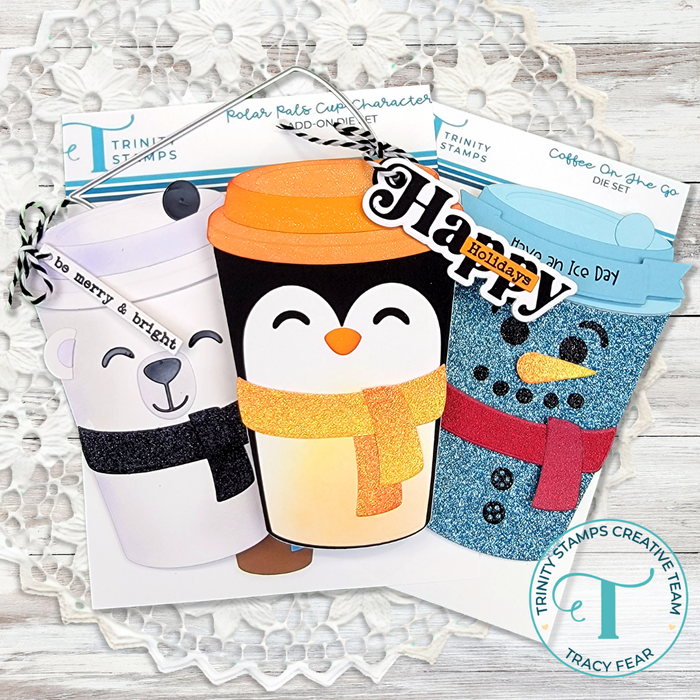 Cup Character - Polar Pals Add-On Die Set