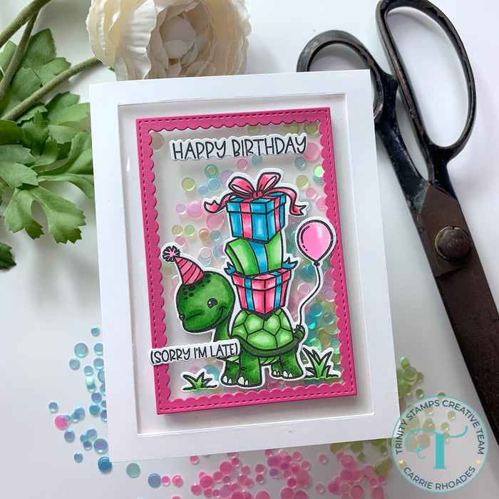 Tardy Turtle - 3x4 Stamp Set– Trinity Stamps