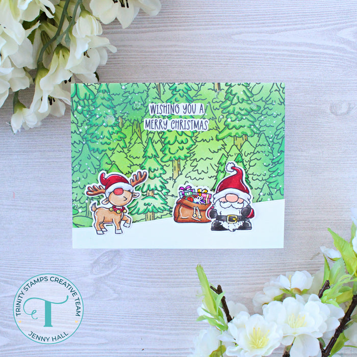 North Pole Gnomes 4x6 Stamp Set