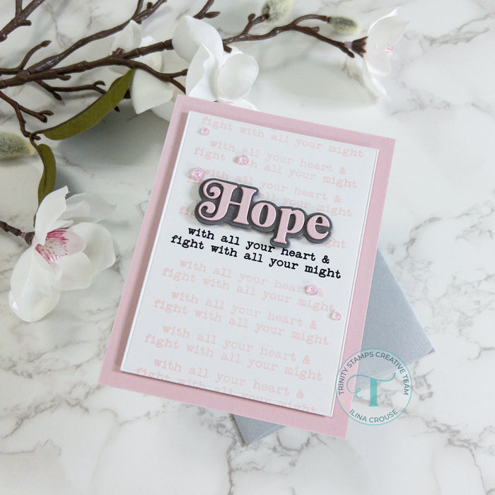 Simply Sentimental - Hope 4x8 Stamp Set