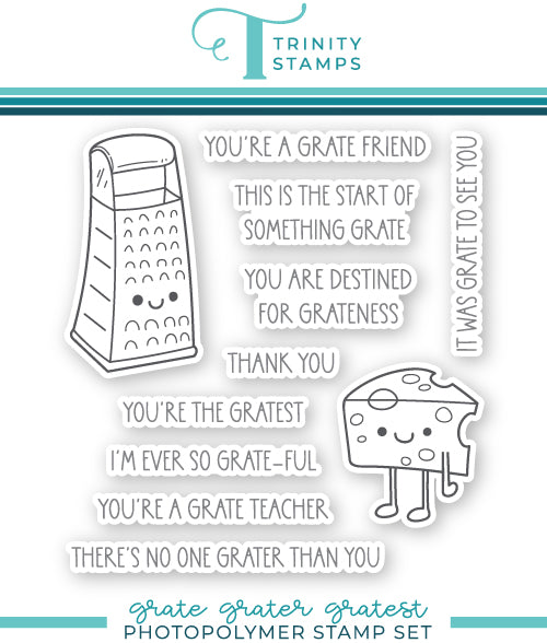 Grate, Grater, Gratest 4x4 Stamp Set