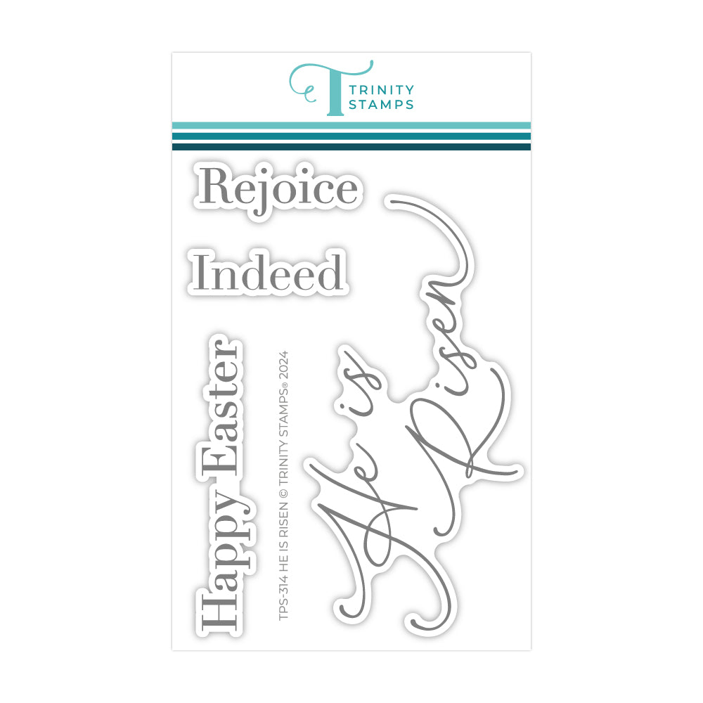 He Is Risen 3x4 Stamp Set Trinity Stamps