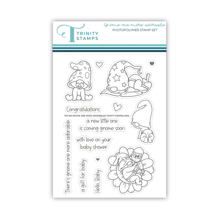 Gnome One More Adorable 4x6 Stamp Set