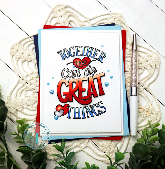 Great Things Together 3x4 Stamp Set- Love Dani Collection