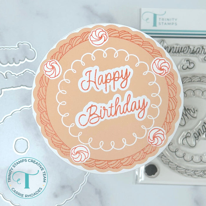 Cake Top 6x6 Stamp Set