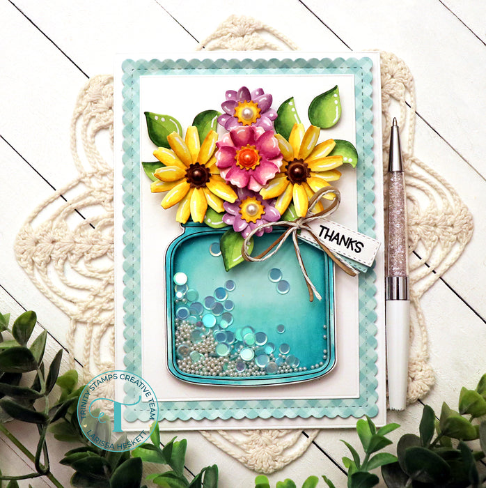 Half Pint Jar 4x8 Stamp Set