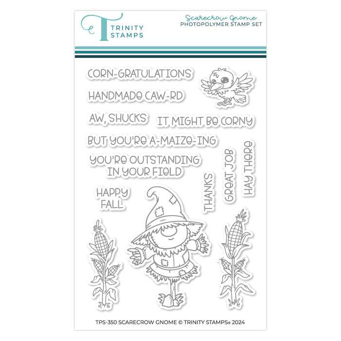 Scarecrow Gnome 4x6 Stamp Set