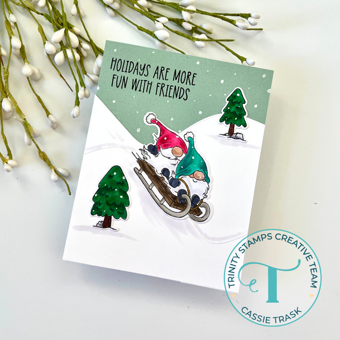 Sledding Fun 4x4 Stamp Set