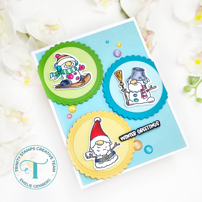 SnGNOMEman 4x6 Stamp Set