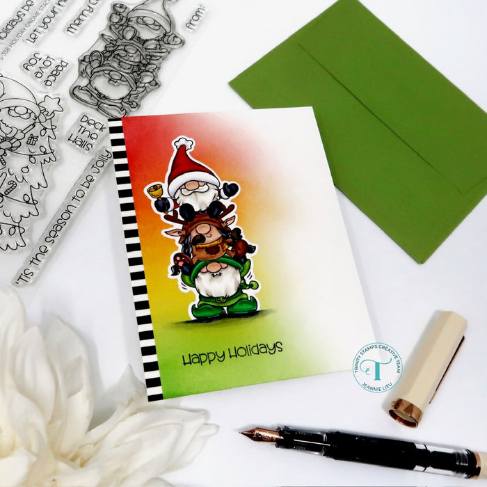 Holiday Gnome Stacks 4x8 Stamp Set