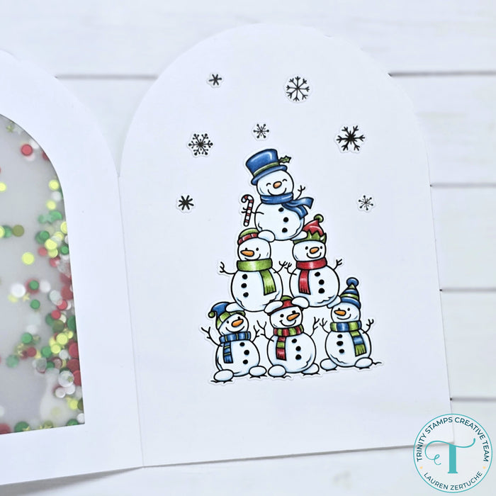 Snow Stacks 4x6 Stamp Set