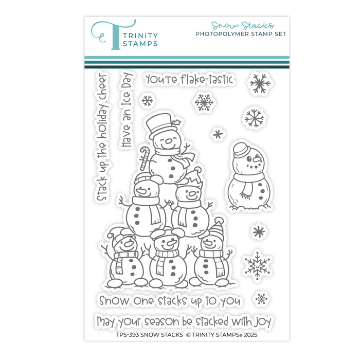 Snow Stacks 4x6 Stamp Set