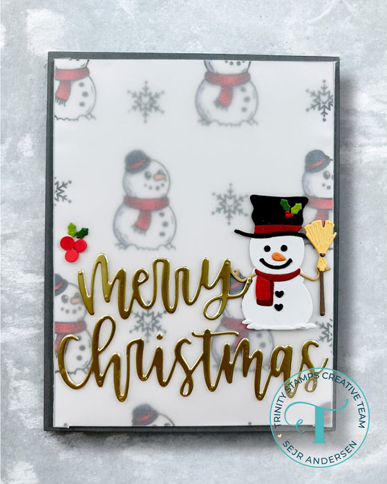 Tiny Snowman Die Set