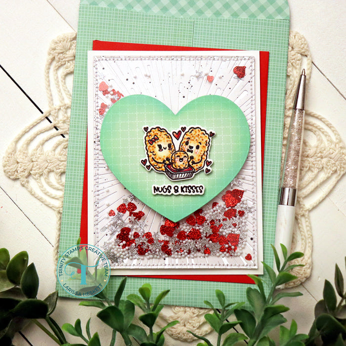 Nugs & Kisses 4x8 Stamp Set