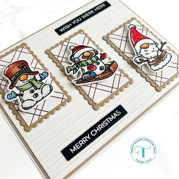 SnGNOMEman 4x6 Stamp Set