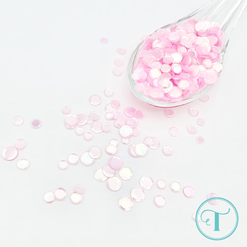 Bubble Gum - Iridescent Pearl Confetti Embellishment Mix