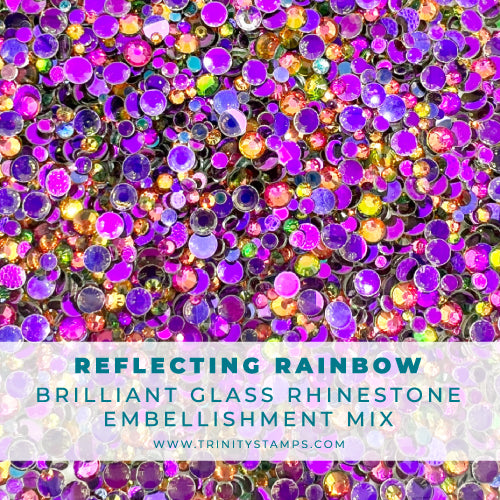 Rainbow Reflection - Flat-Backed Rhinestone Mix