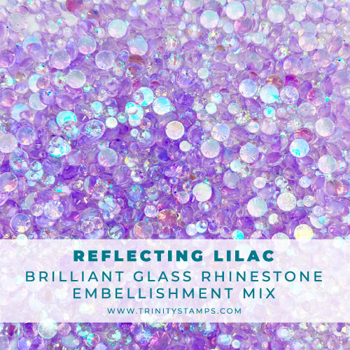 Reflecting Lilac - Brilliant Glass Rhinestones