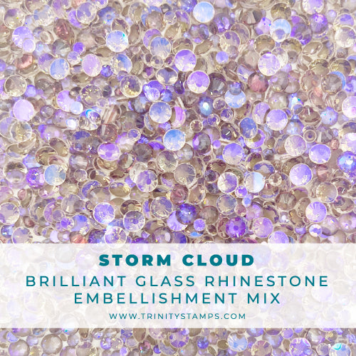 Storm Cloud - Brilliant Glass Rhinestones