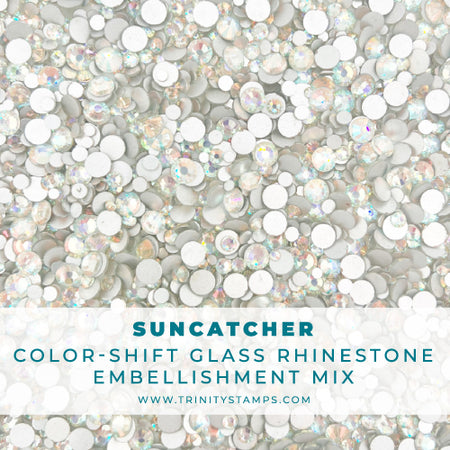 Gloss White - Rhinestone Embellishment Mix