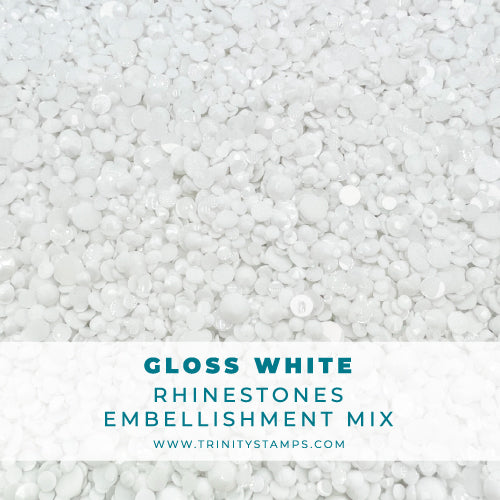Gloss White Rhinestones