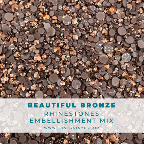 Beautiful Bronze -  Rhinestone Embellishment Mix