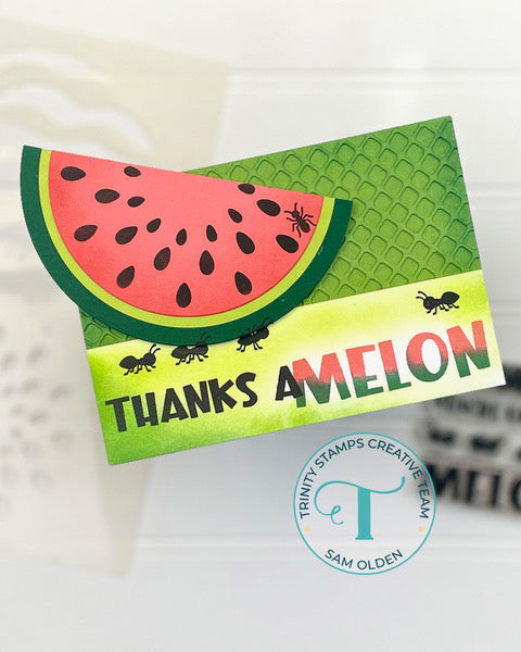 Thanks A Melon 3x3 Stamp and Die Set