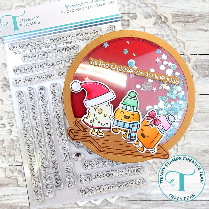Snowglobe Circle Card Add-On Die Set
