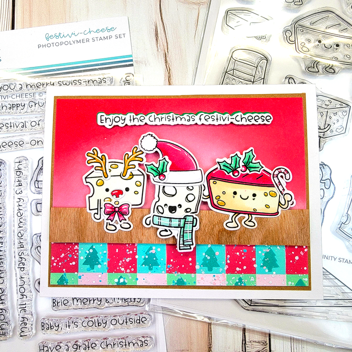 Festivi-cheese 4x6 Stamp Set