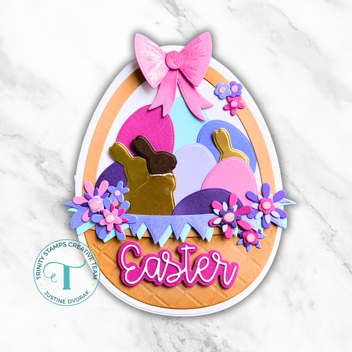 Egg-Shaped Card Die Set