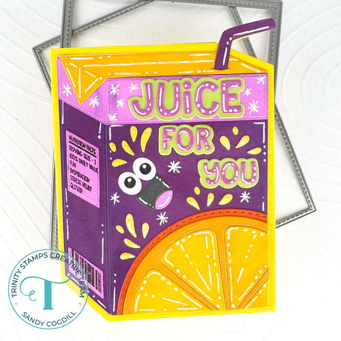 Juice Box Shaped Card Die Set