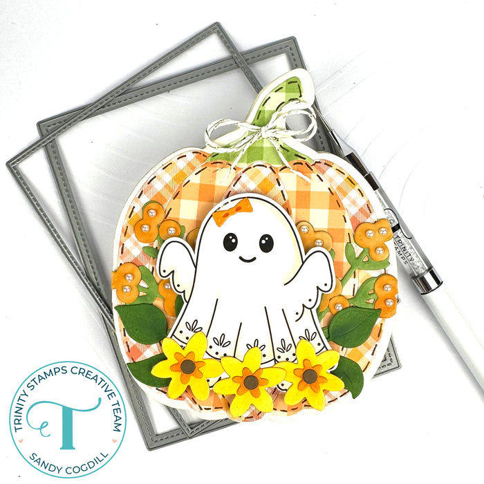 Pumpkin-Shaped Card Die Set