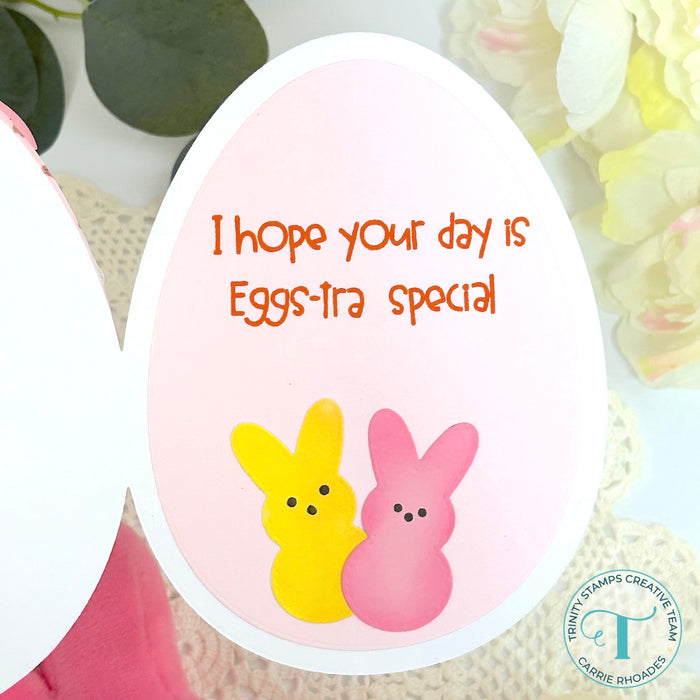 Egg-ceptional Sentiments 4x8 Stamp Set