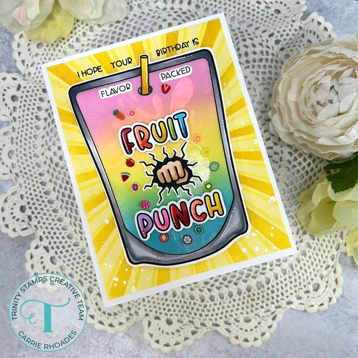 Fruit Punch Pouch 4x6 Stamp Set