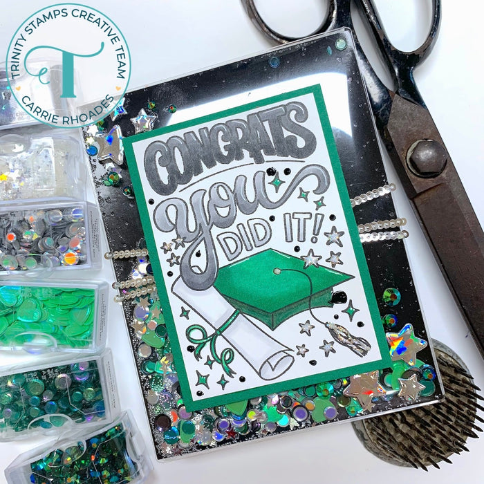 Full A-2 Card - Flat Acetate Shaker Pouches