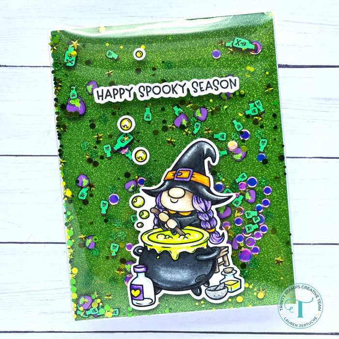 Hocus Pocus Gnomes 4x8 Stamp Set